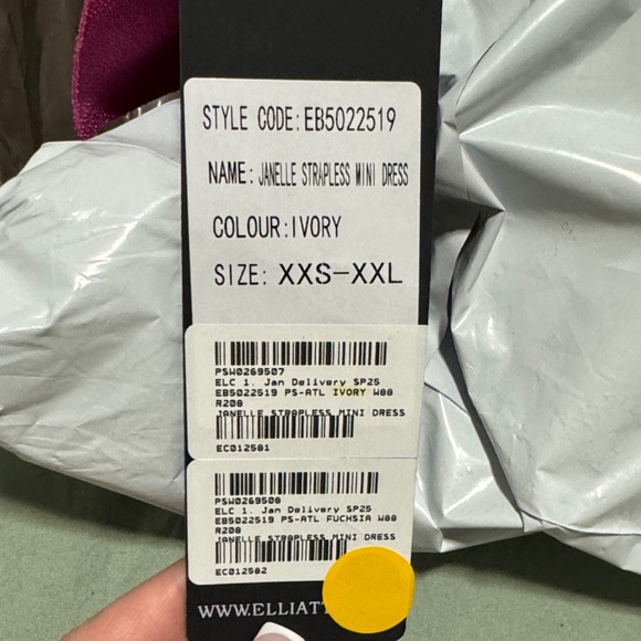 NEW WITH TAGS Bridal - Elliatt Janelle Strapless Mini Dress In White - Picture 7 of 9